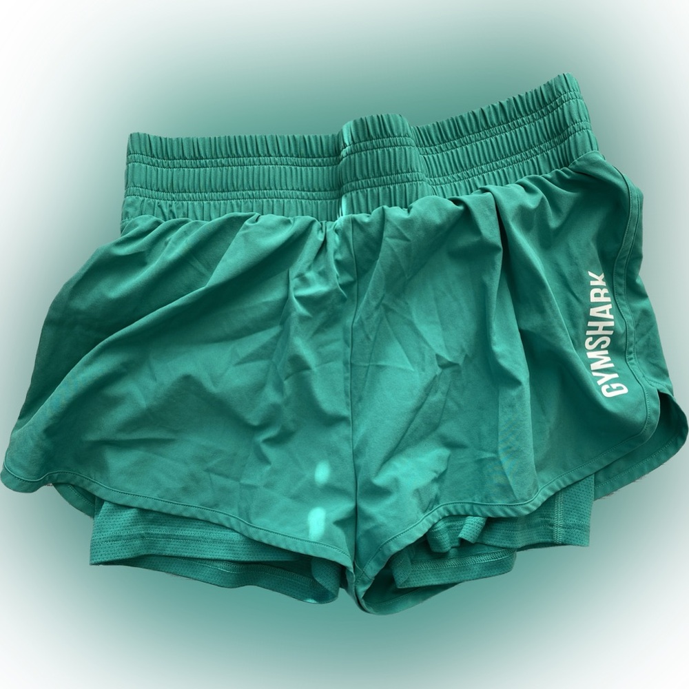 Gymshark Running Shorts - Green, Small